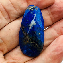 Load image into Gallery viewer, Blue Lapis Lazuli Designer Cut Pendant Bead 104ct 42x21x17mm
