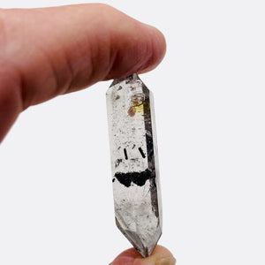 56cts! Double Terminated Quartz Shaman Crystal ( 50x11mm | 1 Crystal |