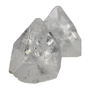 Apophyllite Stilbite Duo 104tcw Pyramids | 22x20 to 23x18mm | Clear, White |