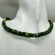 Load image into Gallery viewer, Tsavorite Garnet 6x2mm Faceted Rondelle Bead Strand | 1&quot; Long | Green| 80 Beads|
