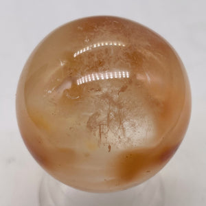 Quartz Orange 7g (2.4oz) Scrying Sphere | 38mm (1.5") | Clear Orange |