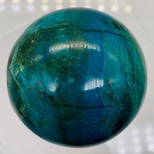 Load image into Gallery viewer, Chrysocolla Crystal 358g Sphere | 2 1/2&quot; | Blue Dark Green | 1 Collector&#39;s Item|
