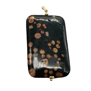 Natural Poppy Ocean JasperSterling Silver Pendant Luminous Lavender! | 2 14"}