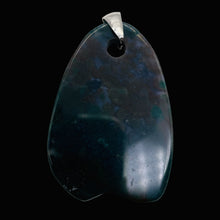 Load image into Gallery viewer, Hand Carved Bloodstone Jasper Sterling Silver Pendant | 2 1/4&quot; Long | 1 Pendant |
