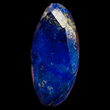 Load image into Gallery viewer, Blue Lapis Lazuli Designer Cut Pendant Bead 100ct 44x21x15mm
