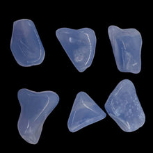 Load image into Gallery viewer, Chalcedony Gemstone 53g Nugget Beads | 30x22x11 to 17x16x15mm | Blue | 6 Beads |
