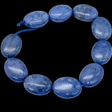 Load image into Gallery viewer, Dumorterite Oval Stone Half Strand | 18x13x7 | Blue | 10 Bead(s) |
