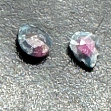 Load image into Gallery viewer, Ruby Zoisite Exquisite Flat Pear Briolette Beads | 7x5x3mm| Green, Red| 2 Beads|
