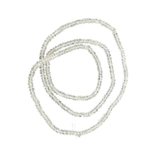Load image into Gallery viewer, 40cts of Faceted White Sapphire 16 inches Bead Strand | 2.75x2-2x1mm | 103294
