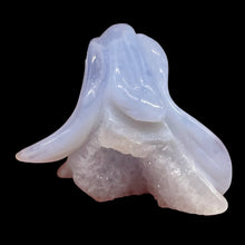 Load image into Gallery viewer, Blue Chalcedony Carved Druzy Flower Bead | 40 cts | 1" Long |
