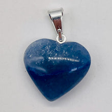 Load image into Gallery viewer, Aventurine Heart Pendant | 7/8&quot; Long | Blue | 1 Pendant |
