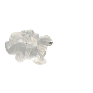 Dinosaur 1 Quartz Stegosaurus Figurine Statue | 21x11x8mm | Clear