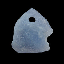 Load image into Gallery viewer, Druzy Blue Chalcedony Designer Pendant Bead | 89cts | 44x26x8mm | 1Bead |
