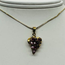 Load image into Gallery viewer, Ruby Gemstone Vermeil Pendant Necklace | Red | 1 inch long | 1 Pendant |
