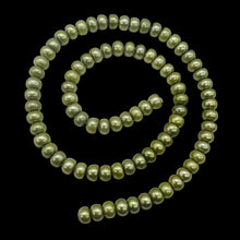 Load image into Gallery viewer, Dubai Pistachio Fresh Water Pearl Strand | 7x5mm | Pistachio Green }
