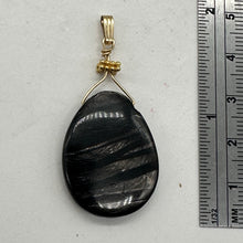 Load image into Gallery viewer, Hypersthene Briolette 14K Gold Filled Goddess Wire Wrap Pendant | 1 3/4&quot; Long |
