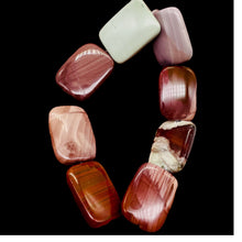 Load image into Gallery viewer, Exotic Imperial Jasper 25x18x5mm Bead 8 inch Strand 10272HS
