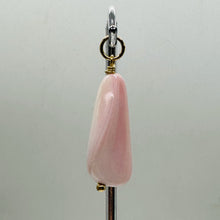 Load image into Gallery viewer, Conch Shell Pear Shaped 14K Yellow Gold Filled Pendant| 1 3/8" Long| Pink White|
