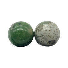 Load image into Gallery viewer, 2 Spiderweb Green Turquoise 12mm Round Beads 7535
