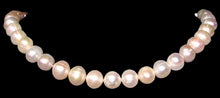 Load image into Gallery viewer, Huge 9 to 10mm Natural Rich Cream Pearl Strand 103434C
