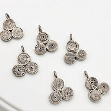 Load image into Gallery viewer, Thai Hill Tribe Triskillian 999 Silver Pendant, 12 Grams 8605
