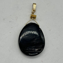 Load image into Gallery viewer, Hypersthene Briolette 14K Gold Filled Goddess Wire Wrap Pendant | 1 3/4&quot; Long |
