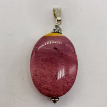 Load image into Gallery viewer, Mookaite Sterling Silver Oval Pendant | 1 1/2&quot; Long | Purple Silver | 1 Pendant|
