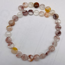 Load image into Gallery viewer, Natural Quartz Orange' 12x4mm Coin Bead Strand 109337
