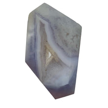 Load image into Gallery viewer, Druzy Blue Chalcedony Designer Pendant | 35x20x7mm | Blue | 1 Bead

