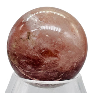 Quartz Orange 148g (.6oz) Sphere | 25mm (1") | Orange Clear| 1 Display Specimen|