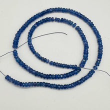Load image into Gallery viewer, Tanzanite Faceted Graduated Rondelle Bead 17&quot; Strand | 5x3 to 3x2mm | 190 Beads|
