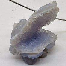 Load image into Gallery viewer, Blue Chalcedony Carved Druzy Flower Bead | 64 cts | 1 1/4" Long |
