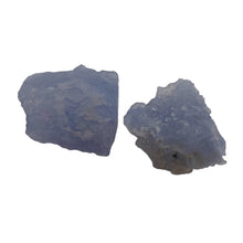 Load image into Gallery viewer, Blue Chalcedony 22g Druzy Nugget Beads| 26x24x18 to 25x22x22mm | Blue | 2 Beads|
