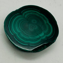 Load image into Gallery viewer, Malachite 36g Polished Round Stalactite Slice | 43x3=x8mm | Green | 1 Specimen |
