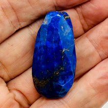 Load image into Gallery viewer, Blue Lapis Lazuli Designer Cut Pendant Bead 104ct 42x21x17mm

