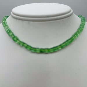 Fluorite AAA Cube Bead Strand | 4x4mm | 16" Long | Green | 90 Beads |