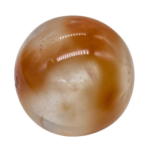 Quartz Orange 7g (2.4oz) Scrying Sphere | 38mm (1.5") | Clear Orange |