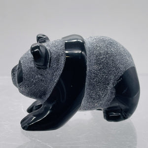 Walking Koala Panda Bear | 1 Figurine | | 43x28x23mm | Black, GRAY