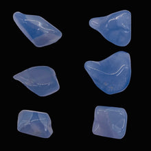 Load image into Gallery viewer, Chalcedony Gemstone 48g Nugget Beads | 27x23x11 to 20x14x13mm | Blue | 6 Beads |
