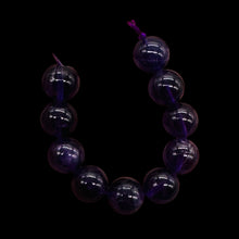 Load image into Gallery viewer, Amethyst Gorgeous Round AA Bead Parcel | 10mm | Deep Purple | 10 Beads |
