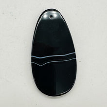 Load image into Gallery viewer, Sardonyx Large Designer Teardrop Pendant Bead| 64x33x6mm| Black.White| 1 Bead|
