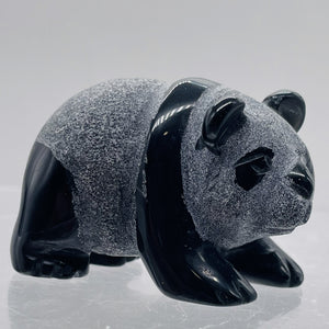 Koala Bear Walking Statue | 1 Figurine | | 43x28x23mm | Black, Gray