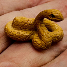 Load image into Gallery viewer, Year of the Snake 2025 Striking Netsuke Pendant Bead
