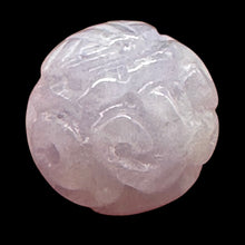 Load image into Gallery viewer, Jade AAA Carved Round Bead | 12mm | Lavender | 1 Bead
