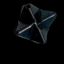 Load image into Gallery viewer, Kabbalah Carved Hematite Star Figurine | 25x15x15mm | Black
