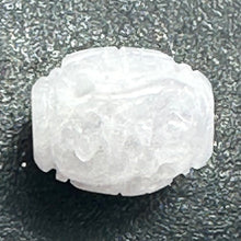 Load image into Gallery viewer, Jade AAA Carved Barrel Bead | 11x9mm | Lavender | 1 Bead |
