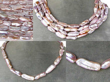 Load image into Gallery viewer, Natural Lavender 15x7.5x5-21.5x8.5x6mm Pearl Strand | 18 Pearls |
