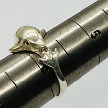 Load image into Gallery viewer, Leaping Dolphin Sterling Silver Designer Ring ' Size 5.25 ' Silver ' USA
