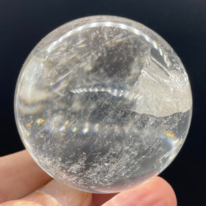 Quartz 284g (10oz) Sphere | 60mm (2.36") | Clear | 1 Display Specimen |