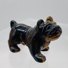 Load image into Gallery viewer, Hand-Carved Chinese Shar-pei Puppy | 1. 1/4&quot; Tall | Tiger Eye | 1 Figurine |
